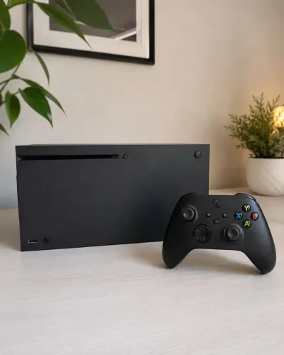 Xbox Series X 1TB + Controle + Bateria recarregável+ Cabo