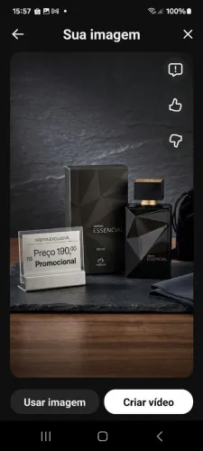 Perfume Natura Essencial 100ml Original