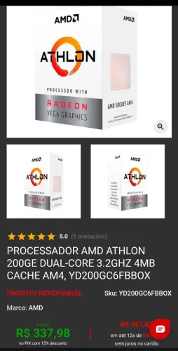 Processador AMD am4