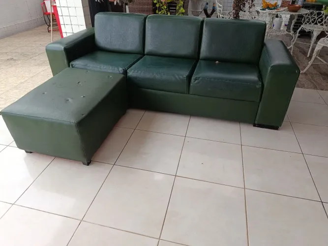 Sofá grande,courino