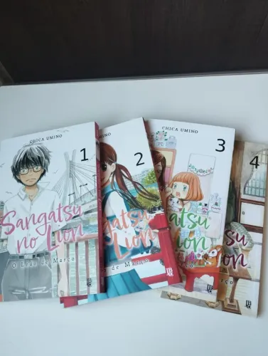 Sangatsu no Lion editora JBC - pacote volumes 1 ao 4