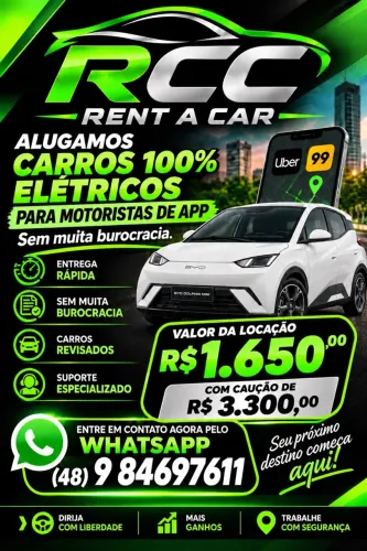 ALUGUEL DE CARRO PARA APP