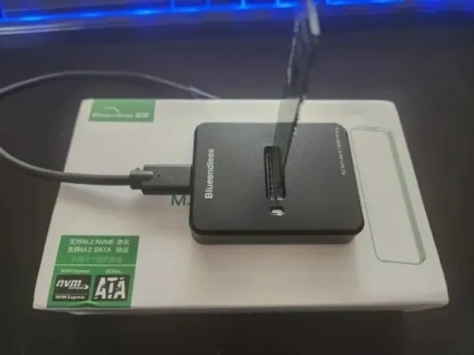 Case Nvme e m2 Sata Usb C Dock Station 