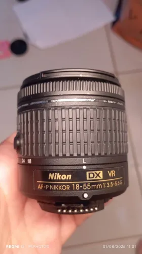 Lente Nikon 18-55mm 1.8 afp sem fungos moto ok