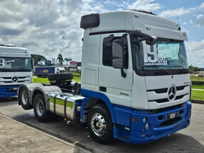 Mercedes Benz Actros 2546 6x2 Ano 2019 Automático Ar Condicionado Plano Ouro de manutenção