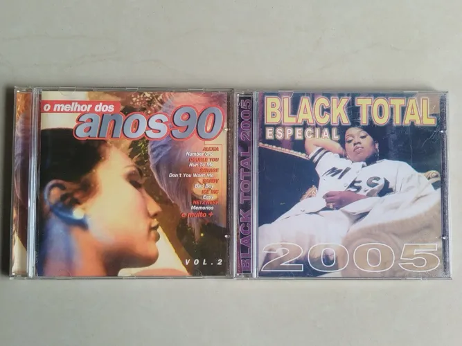 CDs Kit c/2 - Black Total Especial 2005 + O melhor dos Anos 90 VL. ,2
