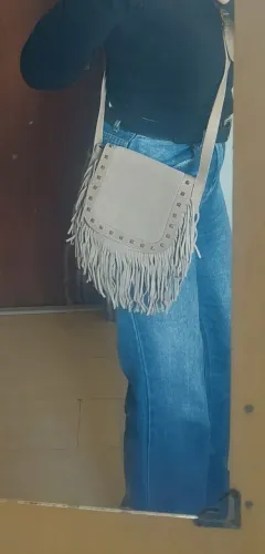 Bolsa em camurça