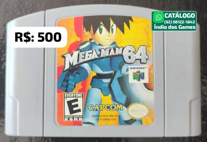 Megaman 64 = R$: 500