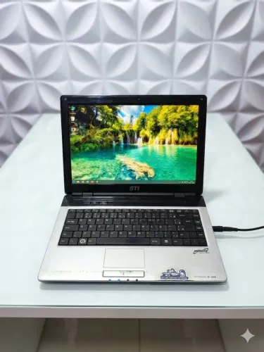 Notebook formatado/320 GB , office instalado permanente 