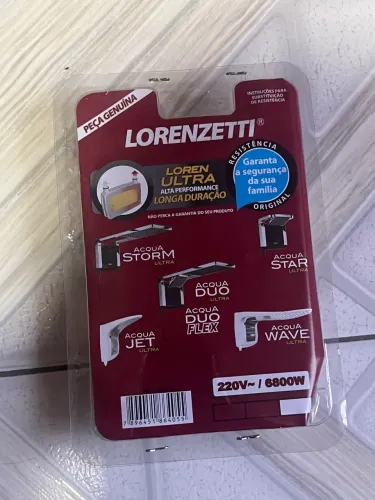 Vendo resistência de chuveiro elétrico lorenzeti aqua 220v