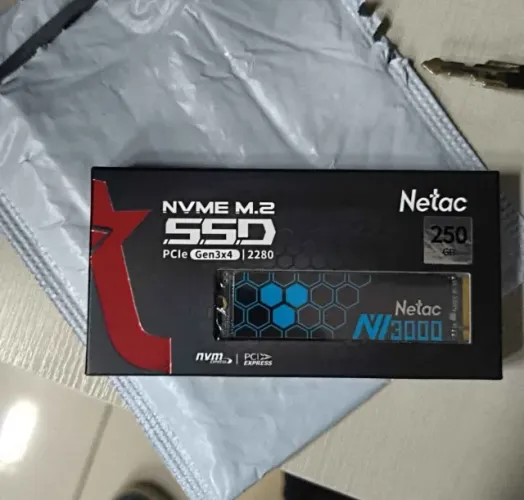 SSD NVME Netac 250gb 3500mb/s