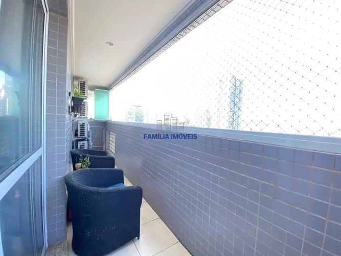Apartamento a venda 2 suítes varanda lazer Gonzaga santos/SP