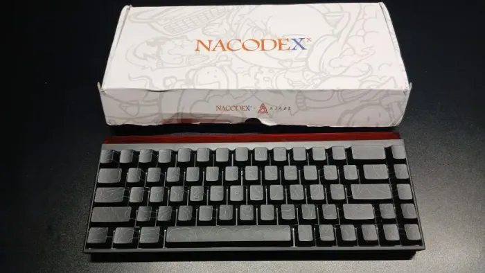 Teclado ajazz NK68 Preto , com RGB frontal, novo lacrado na caixa.