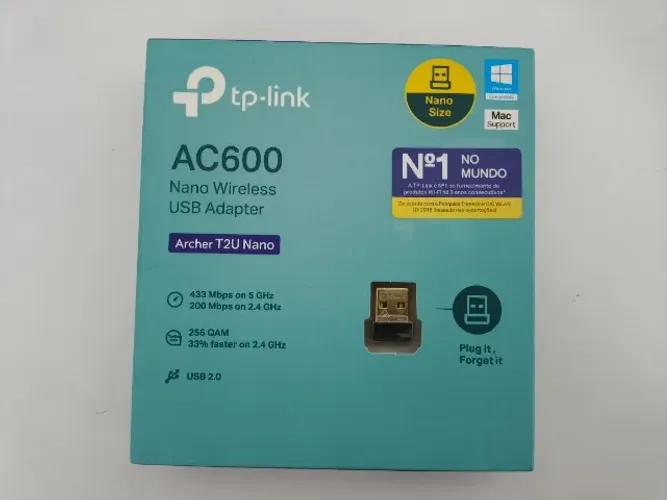 Adaptador USB Wi-Fi TP-Link AC600 Archer T2U Nano