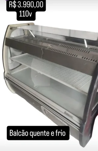 Balcao quente e frio 