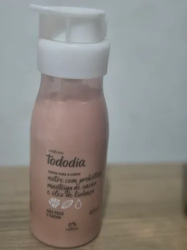 Creme Hidratante Natura Tododia Noz Pecã e Cacau 400ml Novo