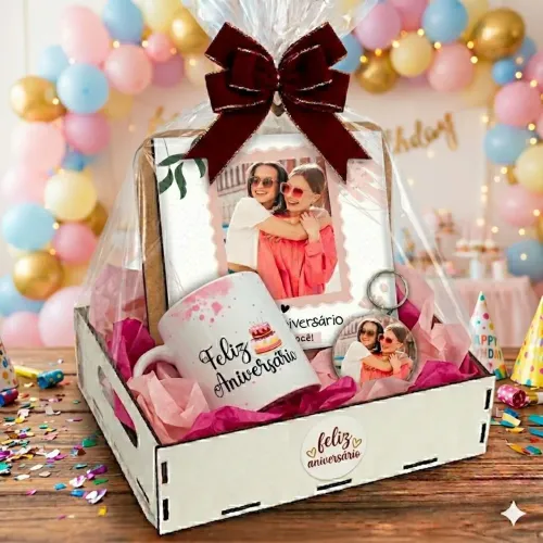 Cesta personalizada para aniversário e dia dos namorados 