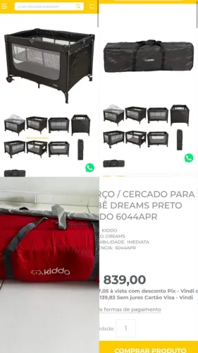 Berço cercado