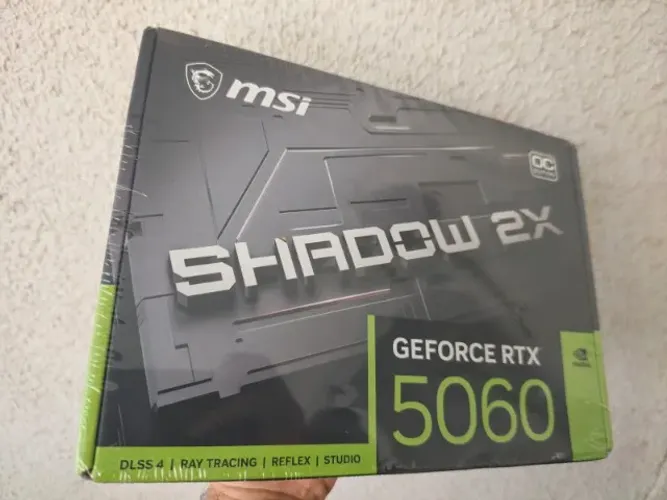 RTX 5060 8GB MSI SHADOW 2X - Lacrada com NF