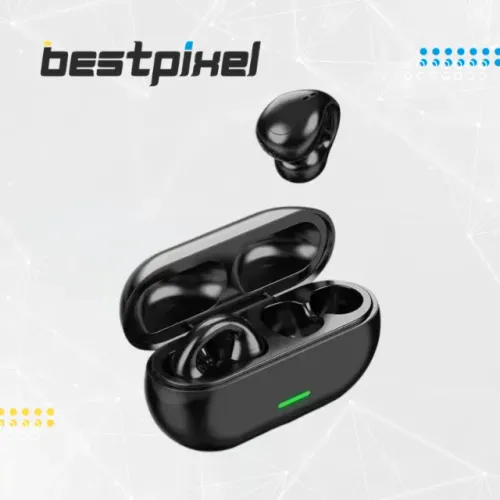 Fone de Ouvido Bluetooth 5.2 TWS 9D HiFi Estéreo com Redução de Ruído Esportivo