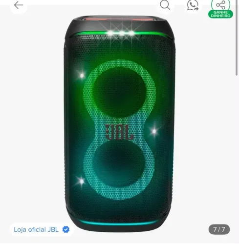 JbL nova sem uso