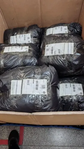 Lote de brechó roupas