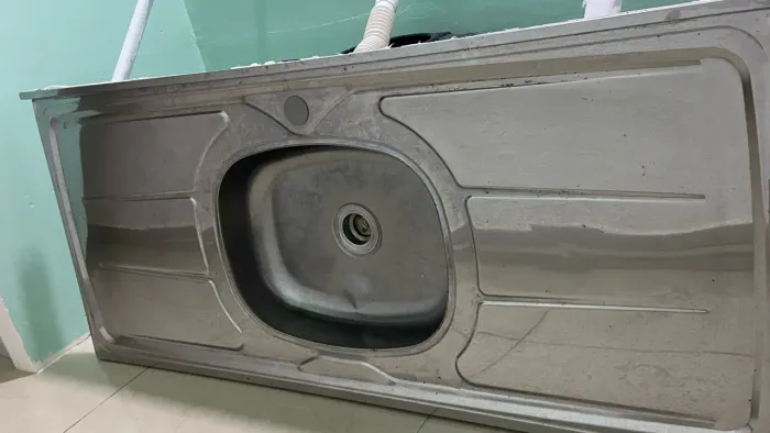 Pia de cozinha em inox GhelPlus - 1,20 m x 53 cm