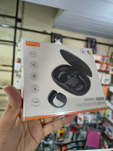 Fone de Ouvido Sem Fio Bluetooth Indução A'Gold FN-BT8