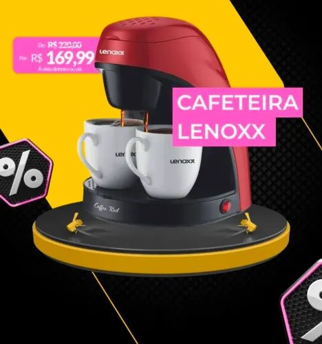 Cafeteira Lenoxx 