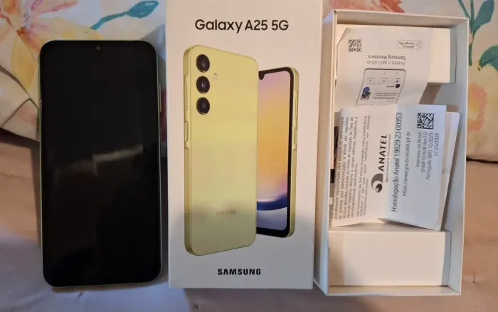 A25 5 g 256 Gb caixa manuais n fiscal funcionando tudo