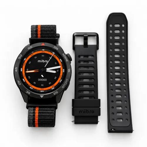 Smartwatch Mibro GS Pro 2 com GPS, Tela Amoled, 5ATM + Pulseira Extra