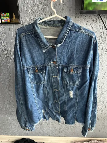 Jaqueta jeans feminina Plus size