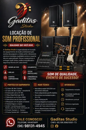 Aluguel de som para eventos 