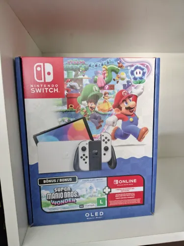 Nintendo switch oled desbloqueado 256gb ( novo)