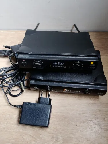 Sistema de microfone sem fio.