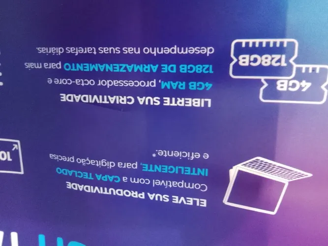 Tablet Vision 128 gigas $ 500,00 hoje