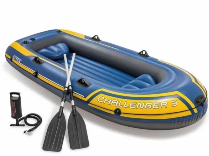 Bote Inflável Intex Challeger 300kg Remo Bomba