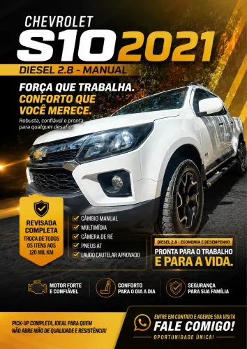 Chevrolet S10 Pick-up LS 2.8 TDI 4X4 CD Dies. Mec. 2021