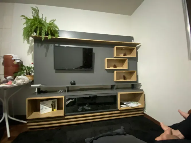 Estante Home painel de Tv e nichos