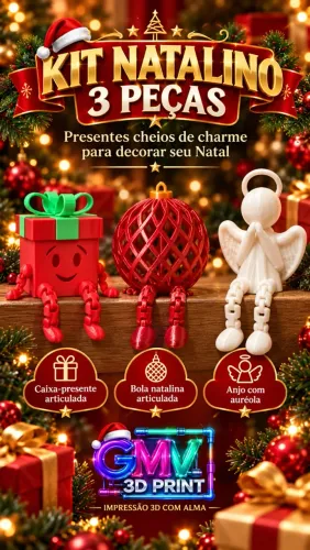 KIT DE ENFEITES NATALINOS