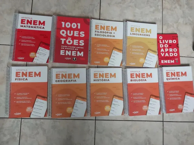 10 APOSTILAS ENEM NOVAS!!