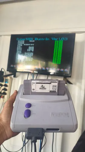 Super Nintendo baby revisado funcionando perfeitamente todo original só o console 