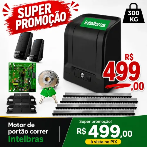Motor de Portão Intelbras Correr Deslizante
