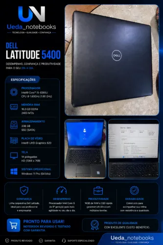 Notebook Dell 5400