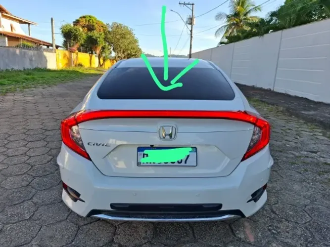 Lanterna aerofólio moldura honda Civic G10