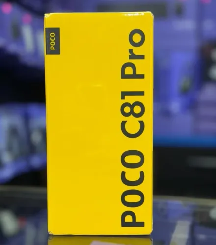 CEL.POCO C81 PRO GOLD 256GB 4RAM NFC  R$ 890,00