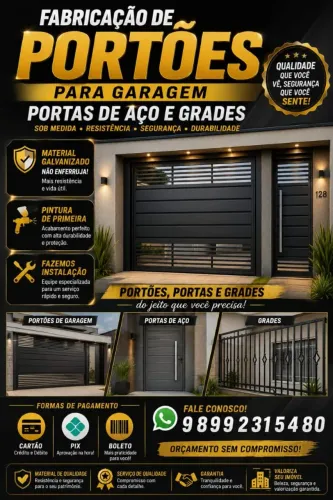Fabricamos portãos