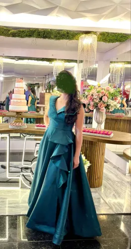 Vestido Festa Longo Verde TAM M 40/42