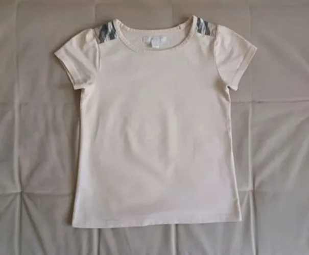 Blusa infantil Burberry menina tam 5 anos