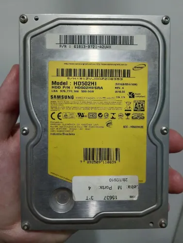 VENDO 2 HD SATA 500 GIGAS CADA
